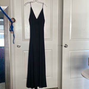 Double Split V-Neck Gown - Size Small